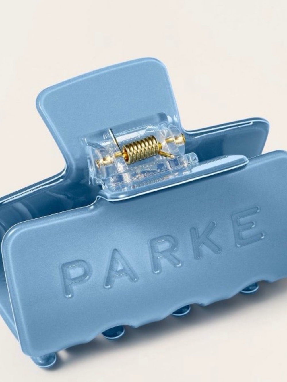 Parke x Target Set of 2 Claw Clips Light Blue & Peach Orange New - Picture 3 of 6